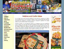 Tablet Screenshot of hobbies-and-crafts.com
